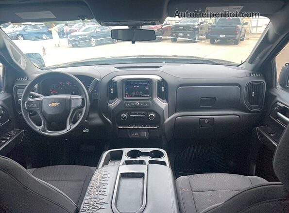 3GCPWBEKXNG147996 2022 CHEVROLET SILVERADO Black Rear seats view