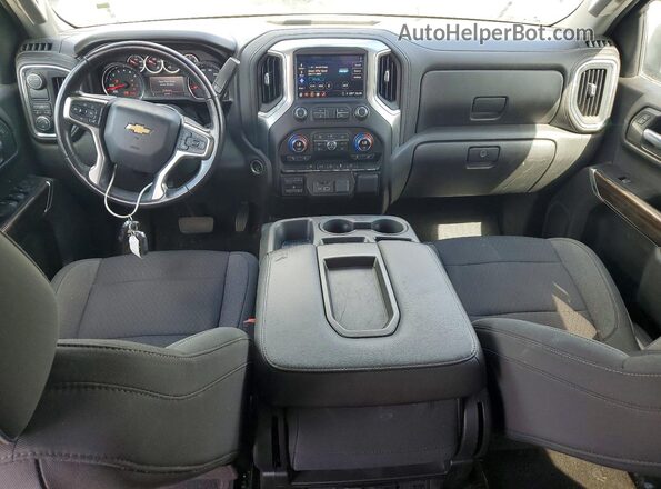 3GCPWCED1LG346939 2020 CHEVROLET SILVERADO Silver Widok deski rozdzielczej