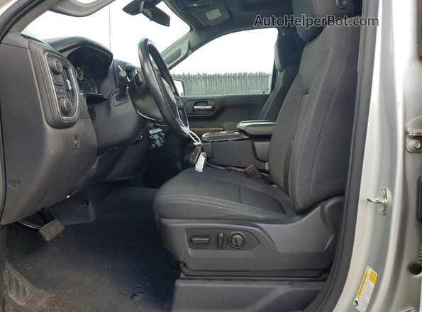 3GCPWCED1LG346939 2020 CHEVROLET SILVERADO Silver Widok wnętrza z przodu