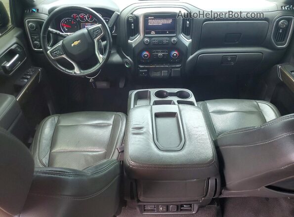 3GCPWCED2LG235011 2020 CHEVROLET SILVERADO Gray Вид панелі приладів