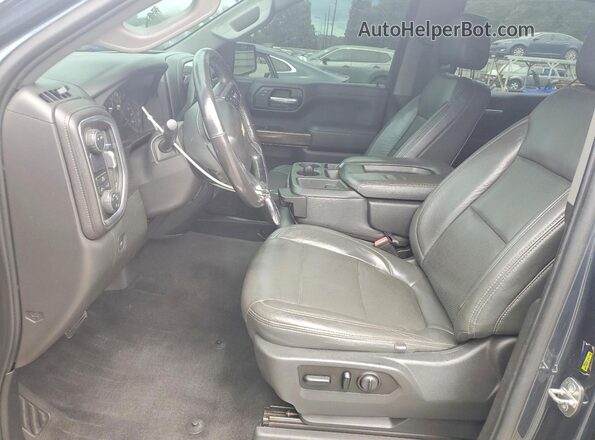 3GCPWCED2LG235011 2020 CHEVROLET SILVERADO Gray Вид салону спереду