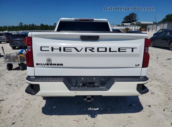 3GCPWCED2MG378624 2021 CHEVROLET SILVERADO White Հետևի տեսք