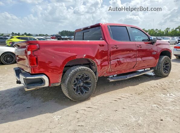 3GCPWCED5LG112349 2020 CHEVROLET SILVERADO Красный Задняя правая четверть