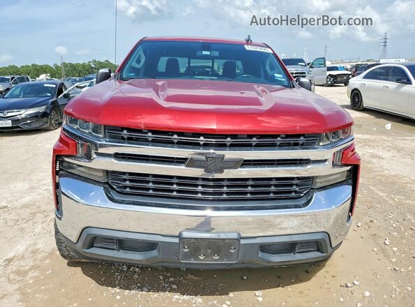 3GCPWCED5LG112349 2020 CHEVROLET SILVERADO Красный Вид спереди
