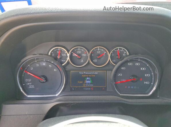 3GCPWCED5LG112349 2020 CHEVROLET SILVERADO Красный Вид щитка приборов