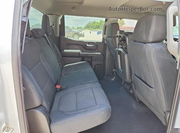 3GCPWCED7LG360781 2020 CHEVROLET SILVERADO White Հետևի նստատեղերի տեսք