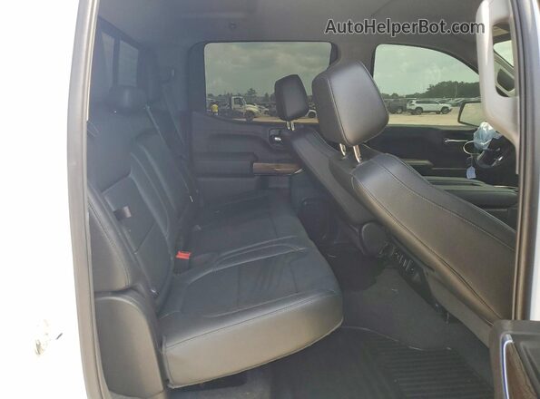 3GCPWCED9KG256694 2019 CHEVROLET SILVERADO White უკანა სავარძლების ხედი