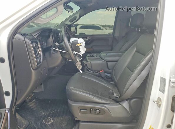 3GCPWCED9KG256694 2019 CHEVROLET SILVERADO White წინა სალონის ხედი