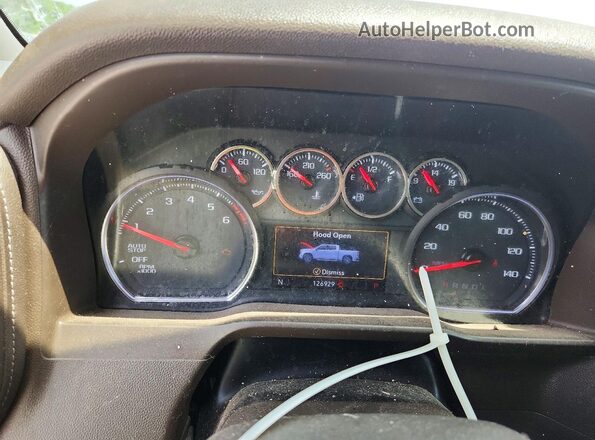 3GCPWCEK0KG189899 2019 CHEVROLET SILVERADO Silver Սարքավորումների վահանակի տեսք
