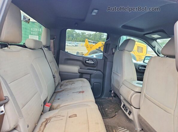 3GCPWCEK0KG189899 2019 CHEVROLET SILVERADO Silver Հետևի նստատեղերի տեսք