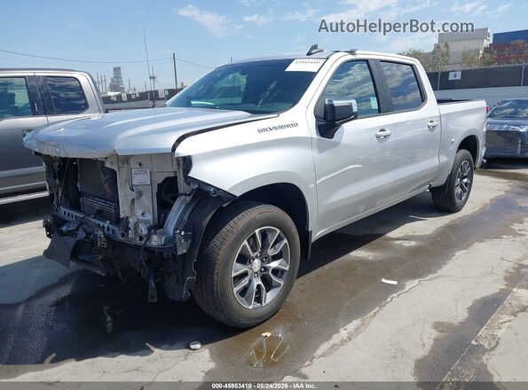 3GCPWCEK2KG215029 2019 CHEVROLET SILVERADO Silver Przód lewy