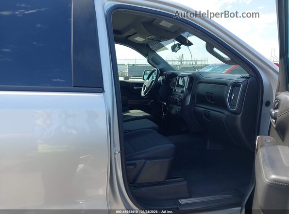 3GCPWCEK2KG215029 2019 CHEVROLET SILVERADO Silver Widok wnętrza z przodu