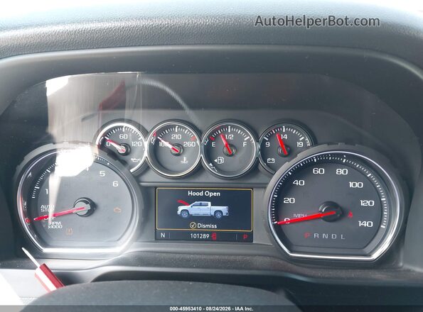 3GCPWCEK2KG215029 2019 CHEVROLET SILVERADO Silver Widok tylnych siedzeń