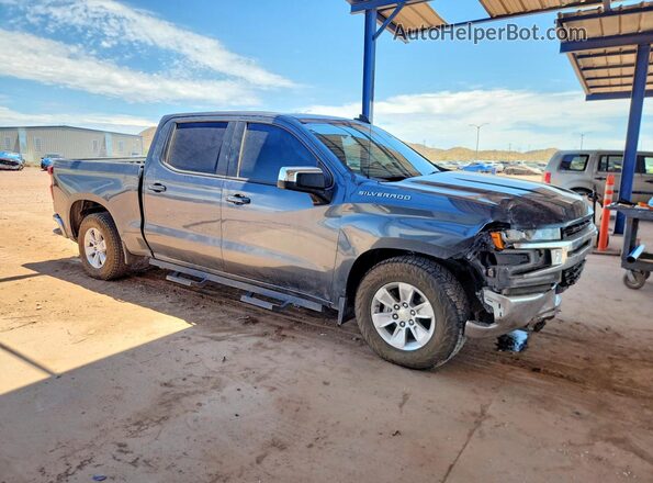 3GCPWCEK7KG211025 2019 CHEVROLET SILVERADO Угольный Передняя правая четверть