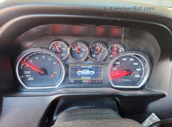 3GCPWCEK7KG211025 2019 CHEVROLET SILVERADO Угольный Вид щитка приборов