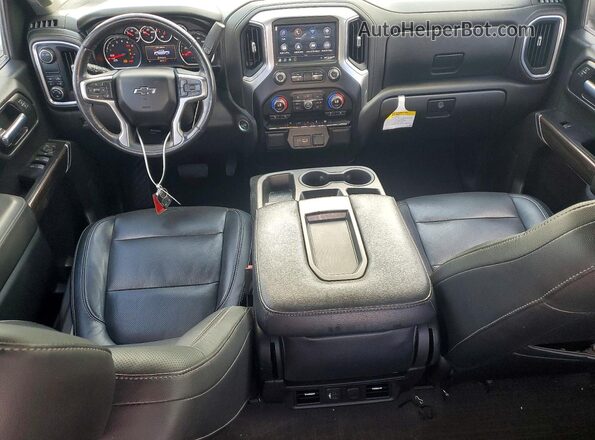 3GCPWDED2MG447348 2021 CHEVROLET SILVERADO Black Вид панелі приладів