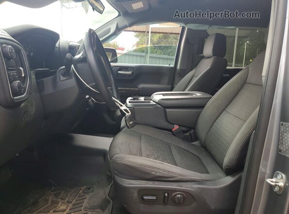 3GCPWDEDXKG276829 2019 CHEVROLET SILVERADO Угольный Вид салона спереди