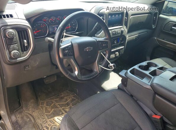 3GCPWDEDXKG276829 2019 CHEVROLET SILVERADO Угольный Вид панели приборов
