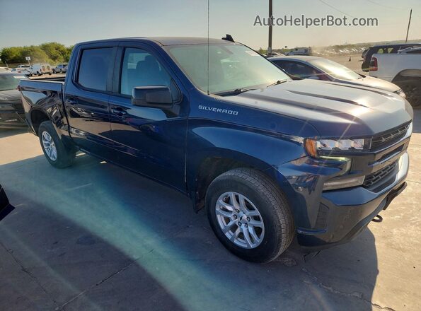 3GCPWDEDXNG218403 2022 CHEVROLET SILVERADO Blue Front right
