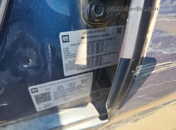 3GCPWDEDXNG218403 2022 CHEVROLET SILVERADO Blue Engine compartment view
