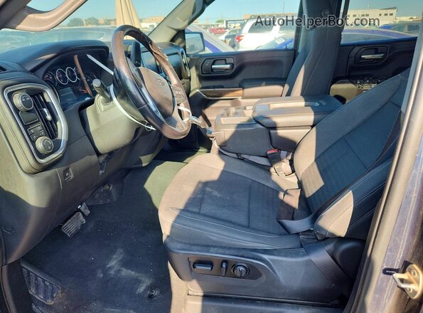3GCPWDEDXNG218403 2022 CHEVROLET SILVERADO Blue Front interior view
