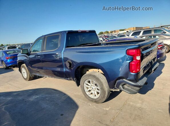 3GCPWDEDXNG218403 2022 CHEVROLET SILVERADO Blue Rear left