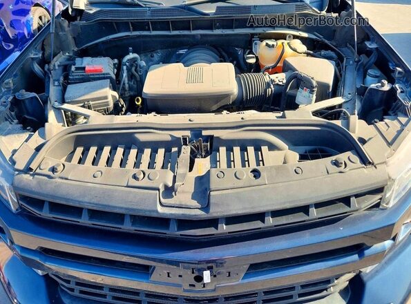 3GCPWDEDXNG218403 2022 CHEVROLET SILVERADO Blue Rear interior view