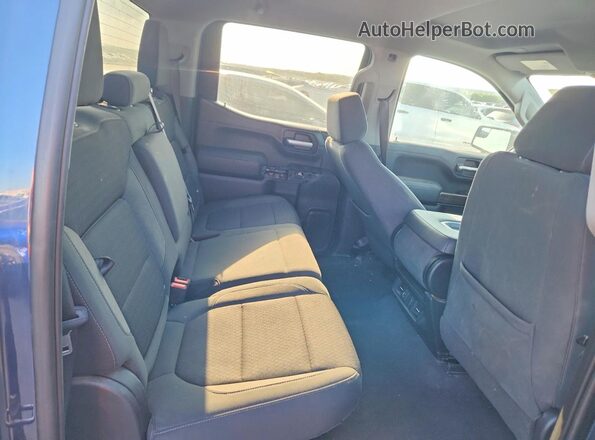 3GCPWDEDXNG218403 2022 CHEVROLET SILVERADO Blue Rear seats view