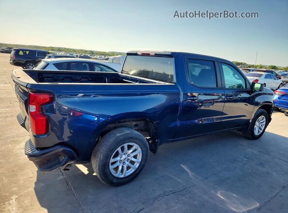 3GCPWDEDXNG218403 2022 CHEVROLET SILVERADO Blue Rear right
