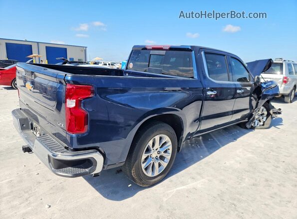 3GCPWEED3MG306892 2021 CHEVROLET SILVERADO Blue Задня права чверть