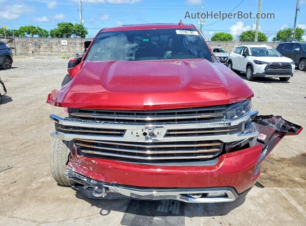 3GCPWFED0LG213431 2020 CHEVROLET SILVERADO Red Front view