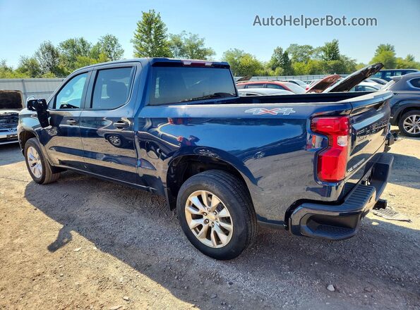 3GCPYBEK2MG194044 2021 CHEVROLET SILVERADO Blue Հետևի աջ