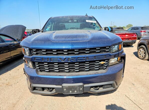 3GCPYBEK2MG194044 2021 CHEVROLET SILVERADO Blue Սարքավորումների վահանակի տեսք