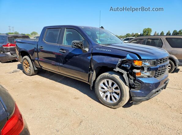 3GCPYBEK2MG194044 2021 CHEVROLET SILVERADO Blue Առջևի վահանակի տեսք