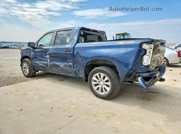 3GCPYBEK5LG343397 2020 CHEVROLET SILVERADO Blue Trasero izquierdo
