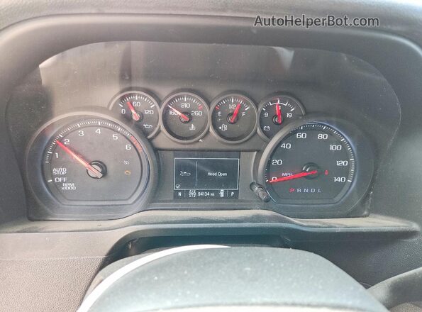 3GCPYBEK5LG343397 2020 CHEVROLET SILVERADO Blue Vista del cuadro de instrumentos