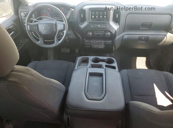 3GCPYCEF3KG156036 2019 CHEVROLET SILVERADO White Вид панелі приладів