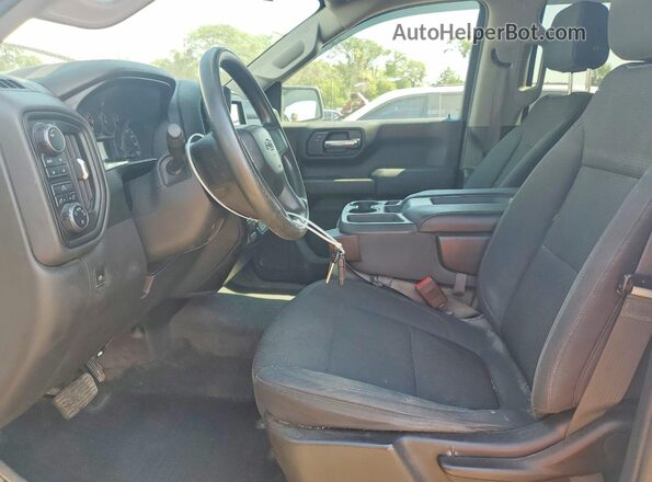 3GCPYCEF3KG156036 2019 CHEVROLET SILVERADO White Вид салону спереду