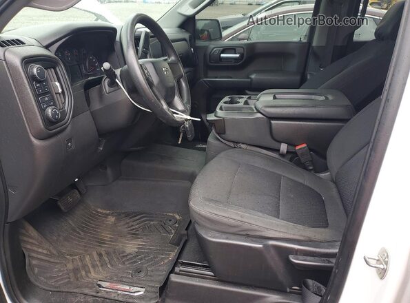 3GCPYCEF3MG145069 2021 CHEVROLET SILVERADO Белый Вид салона спереди