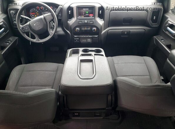 3GCPYCEF3MG145069 2021 CHEVROLET SILVERADO Белый Вид панели приборов