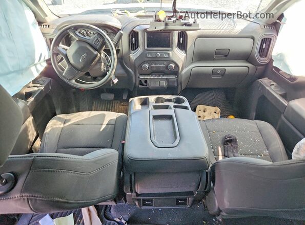 3GCPYCEF4KG131677 2019 CHEVROLET SILVERADO White Widok deski rozdzielczej
