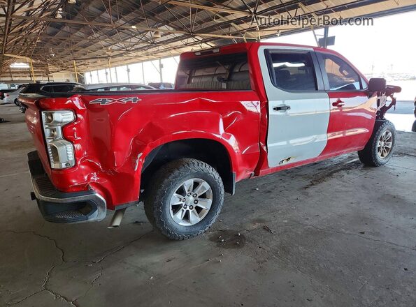 3GCPYDEK0NG172184 2022 CHEVROLET SILVERADO Красный Задняя правая четверть
