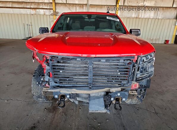 3GCPYDEK0NG172184 2022 CHEVROLET SILVERADO Красный Вид спереди