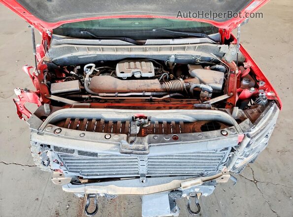 3GCPYDEK0NG172184 2022 CHEVROLET SILVERADO Красный Вид задней части салона