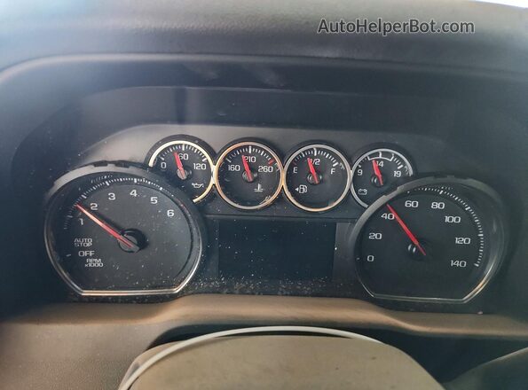 3GCPYDEK0NG172184 2022 CHEVROLET SILVERADO Красный Вид щитка приборов