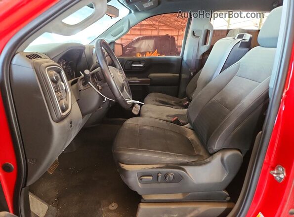 3GCPYDEK0NG172184 2022 CHEVROLET SILVERADO Красный Вид салона спереди