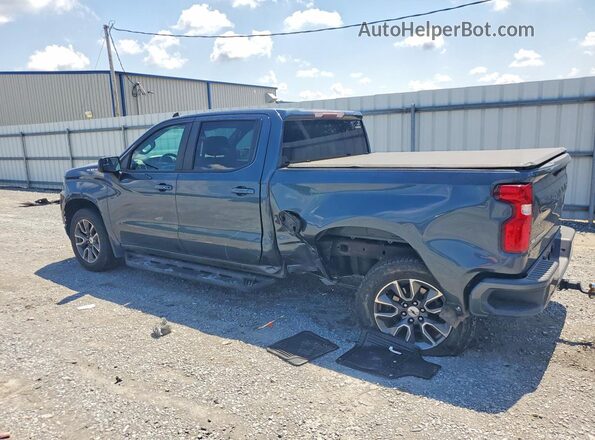 3GCPYEEK6LG136065 2020 CHEVROLET SILVERADO Blue Trasero izquierdo