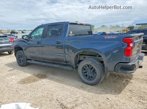 3GCPYFED0LG453122 2020 CHEVROLET SILVERADO Blue უკანა მარცხენა