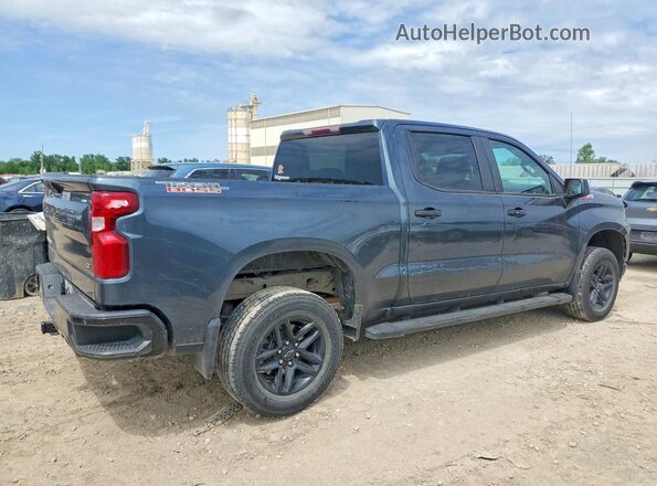 3GCPYFED0LG453122 2020 CHEVROLET SILVERADO Blue უკანა მარჯვენა