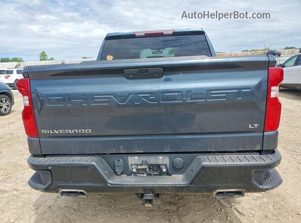 3GCPYFED0LG453122 2020 CHEVROLET SILVERADO Blue უკანა ხედი